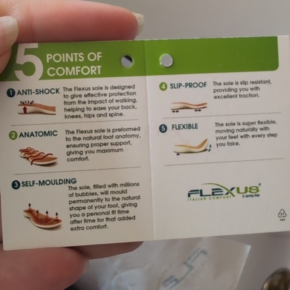 NIB Spring Step Flexus Scuff Shoes Made In Italy - Picture 9 of 9